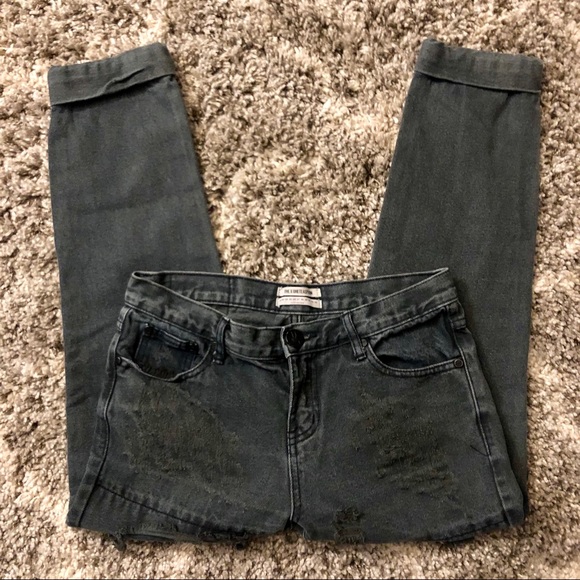 One x One Teaspoon Awesome Baggies - Distressed - Picture 2 of 8